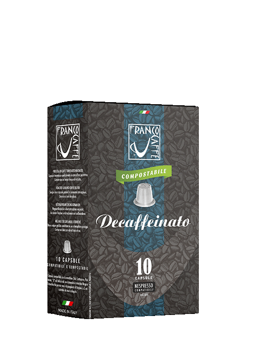 Foto 10 pezzi capsule compatibili e compostabili Nespresso Decaffeinato