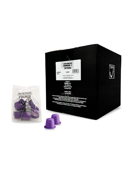 100 capsule Nespresso compatibili Aroma Intenso